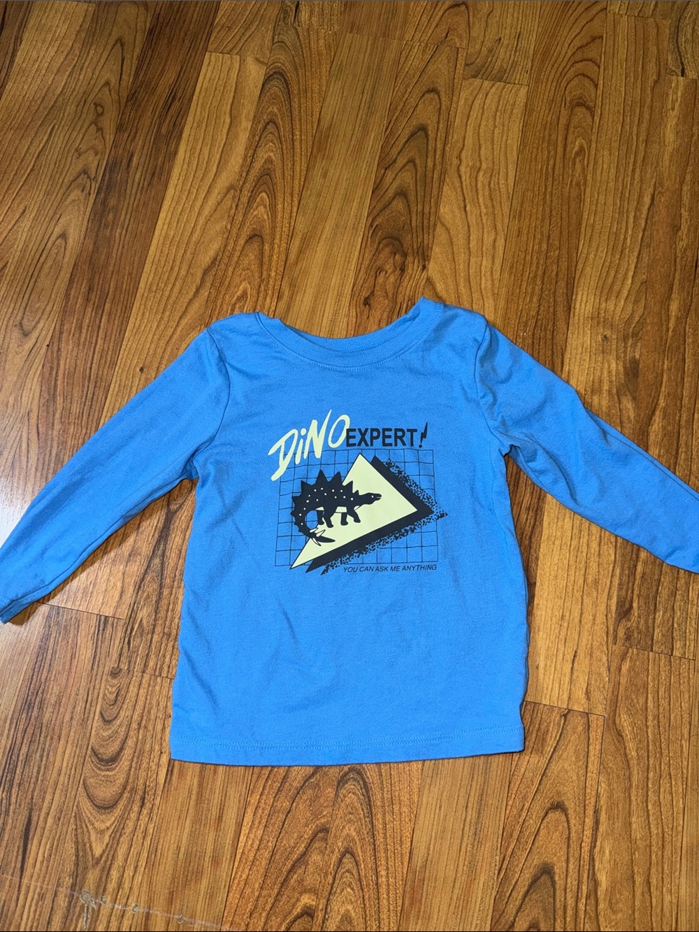 Cat & Jack Blue 'Dino Expert' Long-Sleeve Tee